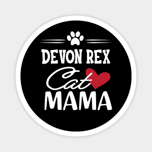 Devon rex cat mama Magnet